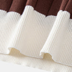 Contrast Trim Stripe Johnny Collar Polo & Tapered Trousers Set