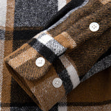 Flannel Plaid Cotton Button Up Shirt
