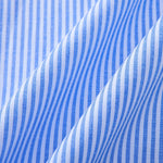 Short Sleeve Cotton Stripe Stand Collar Shirt & Linen Pants Set