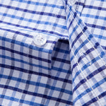 Cowboy Embroidery Cotton Plaid Button Up Shirt