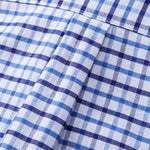 Cowboy Embroidery Cotton Plaid Button Up Shirt