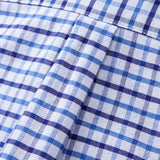 Cowboy Embroidery Cotton Plaid Button Up Shirt
