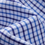Cowboy Embroidery Cotton Plaid Button Up Shirt