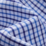 Cowboy Embroidery Cotton Plaid Button Up Shirt