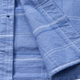 Cotton Cowboy Embroidery Plaid Button Up Shirt