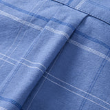 Cotton Cowboy Embroidery Plaid Button Up Shirt
