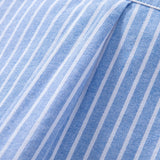 Cowboy Embroidery Cotton Oxford Stripe Shirt