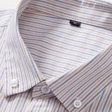 Cowboy Embroidery Cotton Plaid Stripe Shirt