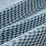 Cowboy Embroidery Cotton Houndstooth Button Up Shirt
