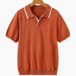 Contrast Trim Knit Polo