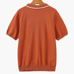 Contrast Trim Knit Polo