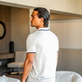 Contrast Trim Knit Polo