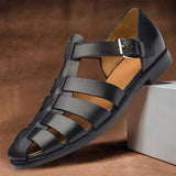 LEATHER SANDALS FOR MEN
