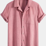 SHORT SLEEVE CUBAN SHIRT FOR MEN