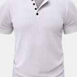 TEXTURED CREW NECK SHIRT FOR MEN
