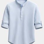 TEXTURED COTTON SHIRT FOR MEN