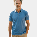 TEXTURED KNIT POLO SHIRT FOR MEN