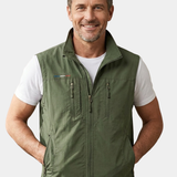 MULTI POCKET UTILITY VEST FOR MEN