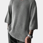TEXTURED KNIT PULLOVER FOR MEN
