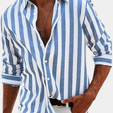 STRIPED BUTTON SHIRT FOR MEN