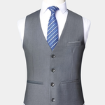V-NECK SKINNY VEST FOR MEN