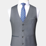 V-NECK SKINNY VEST FOR MEN
