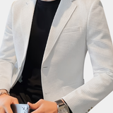 LAPEL KNIT BLAZER FOR MEN