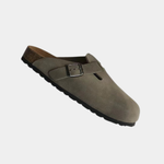 LEATHER FOOTBED SANDALS FOR MEN