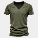 RIBBED SUMMER T-SHIRT FOR MEN