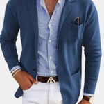 KNIT BLAZER JACKET FOR MEN