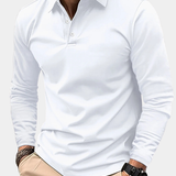 LONG SLEEVE POLO SHIRT FOR MEN