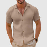 RELAXED COLLAR SHIRT FOR MEN