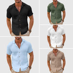 RELAXED COLLAR SHIRT FOR MEN