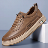 CUSHIONED LEATHER SNEAKERS FOR MEN