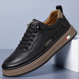 CUSHIONED LEATHER SNEAKERS FOR MEN