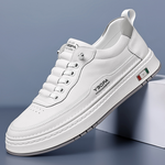 CUSHIONED LEATHER SNEAKERS FOR MEN