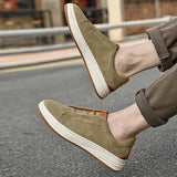 MEN'S SUEDE SLIP-ON SHOES