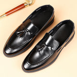 Valente Leather Tassel Loafers