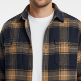 BRUSHED FLANNEL SHIRT FOR MEN