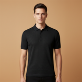 Tommy Polo Shirt with Collar and Button Placket