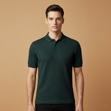Tommy Polo Shirt with Collar and Button Placket
