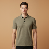 Tommy Polo Shirt with Collar and Button Placket