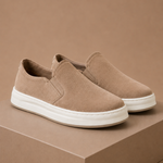 Men’s Suede Slip-On Sneakers – Casual Everyday Loafers | Areleon