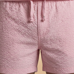 Summer Set with Button Shirt and Drawstring Shorts