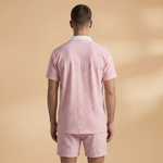 Summer Set with Button Shirt and Drawstring Shorts