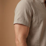 Summer Set with Henley Shirt and Drawstring Trousers