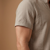 Summer Set with Henley Shirt and Drawstring Trousers