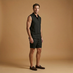 Summer Set with Sleeveless Shirt and Relaxed Shorts