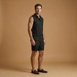 Summer Set with Sleeveless Shirt and Relaxed Shorts