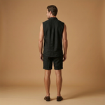 Summer Set with Sleeveless Shirt and Relaxed Shorts